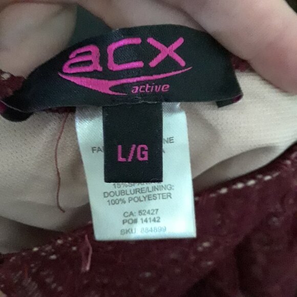 ACX Active One Piece Lace One Piece Swimsuit - Picture 4 of 5